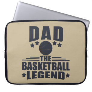Dad the basketball legend funny fathers day gifts laptop sleeve
