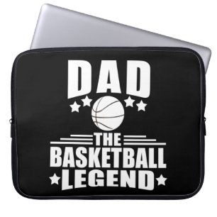 Dad the basketball legend funny fathers day gifts laptop sleeve
