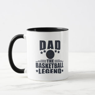 Dad the basketball legend funny fathers day gifts mug