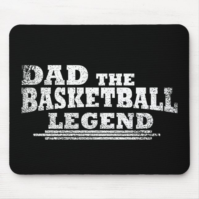 dad the basketball legend mouse mat (Front)