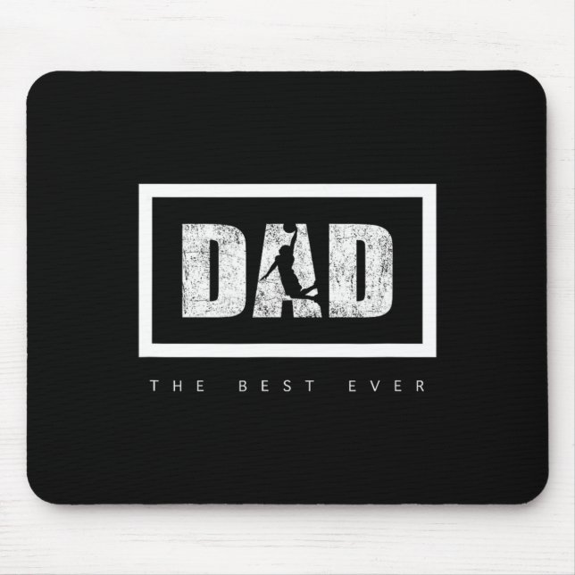 Dad The Best Ever Basketball  Mouse Mat (Front)