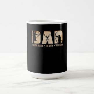 Dad The Bow Hunter Myth Legend Hunting Gift Coffee Mug