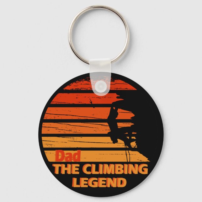 dad the climbing legend key ring (Front)