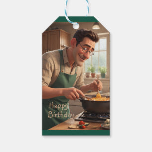 Dad the Cook Birthday Gift Tags
