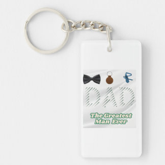 Dad The Greatest Man Key Ring