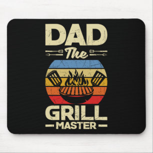 Dad The Grill Father's Day Bbq Mouse Mat