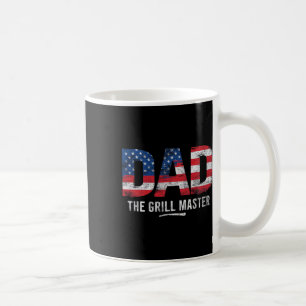 Dad The Grill Master American Flag Coffee Mug