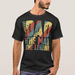 Dad The Man The Fire Inspector The Legend T-Shirt