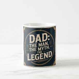 Dad: The Man, The Myth, The Legend – Bold Vintage  Coffee Mug