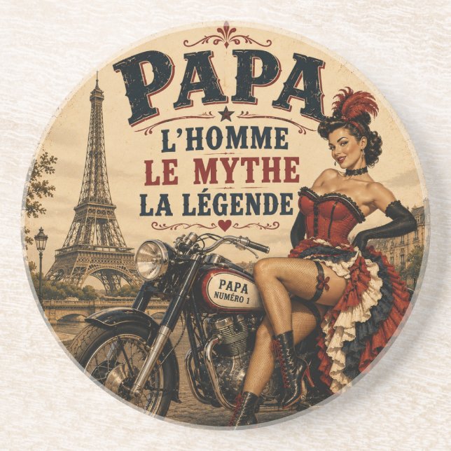 Dad - The Man, The Myth, The Legend Coaster (Front)