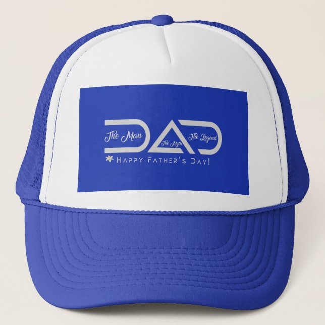 DAD -The Man The Myth The Legend Design    Trucker Hat (Front)