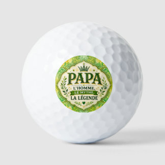 Dad, The Man, The Myth, The Legend Golf Balls