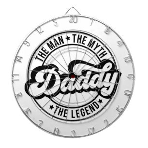 Dad the man the myth the legend pa dad men daddy dartboard