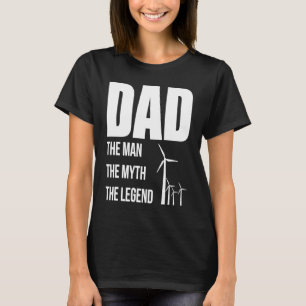 Dad The Man The Myth The Legend Papa Fathers Day T-Shirt