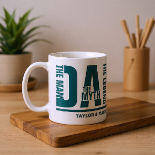 Dad The Man The Myth The Legend Personalized Coffee Mug
