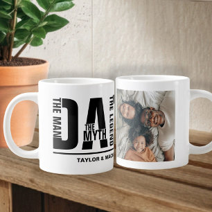Dad The Man The Myth The Legend Personalized Large Coffee Mug