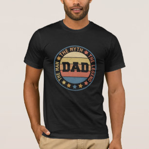 Dad the man the myth the legend retro T-Shirt