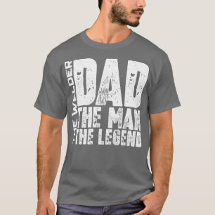 Dad The Man The Welder The3 T-Shirt