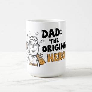 Dad the Original Hero Father's Day Coffee Mug