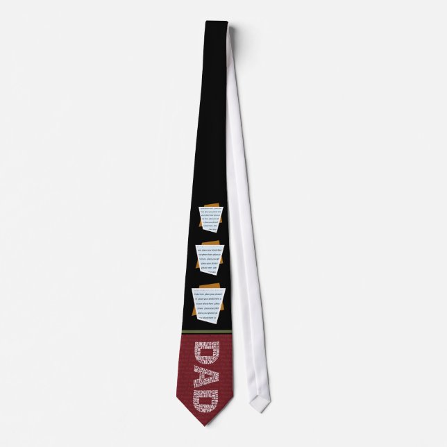 Dad Tie Photo Template - Three Photos (Front)