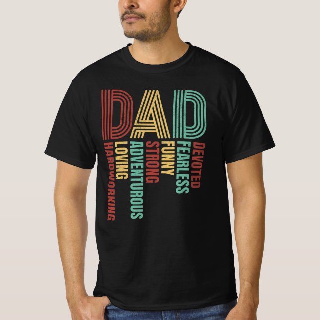 Dad Titles Funny Dad T-Shirt (Front)