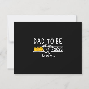 Dad To Be 2025 Dad est 2025 Daddy To Be Promoted t RSVP Card