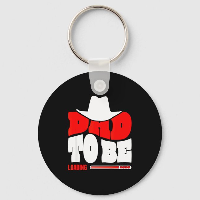Dad To Be 2026 Dad Loading Funny New Dad  Key Ring (Front)