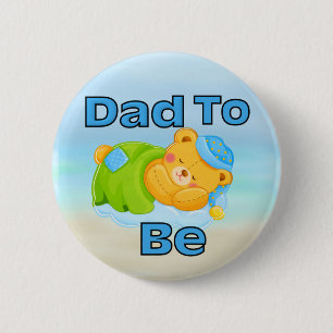 Dad to Be (Boy) 6 Cm Round Badge