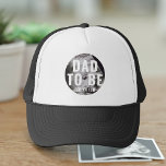 Dad to Be Custom Ultrasound Photo Trucker Hat<br><div class="desc">Surprise the Dad to be with a trucker hat with your ultrasound photo on it and expected due date. Makes a fun First Father's Day gift. Also works as a pregnancy announcement gift for him at any time of year. Just change the text to Mum to be. Congratulations!</div>