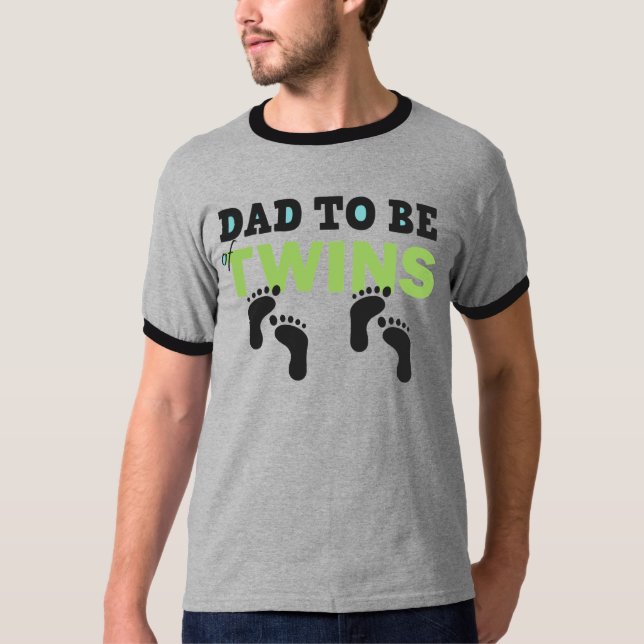 Dad To Be of Twins T-Shirt (Front)