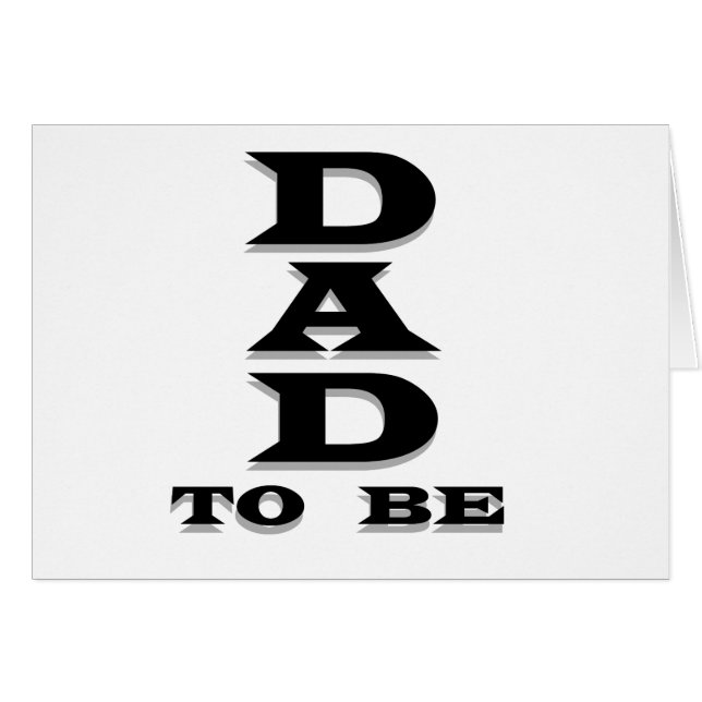 Dad to Be Tshirts and Gifts (Front Horizontal)