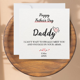 Dad-to-Be with a Bump! Personalised Father's day  Invitation