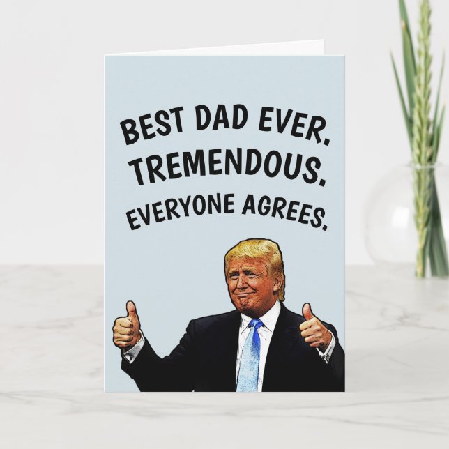 DAD TRUMP BIRTHDAY CARD (Front)