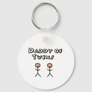 dad twins key ring
