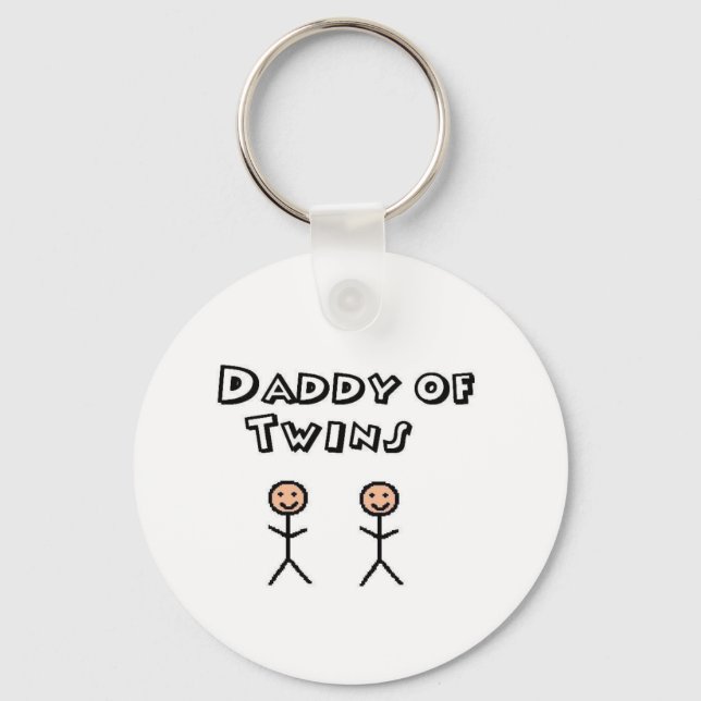 dad twins key ring (Front)