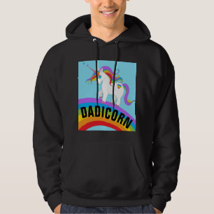 DAD UNICORN DADICORN T-SHIRTS HOODIE