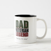 Dad Veteran Legend Mug – Custom Gift for Him