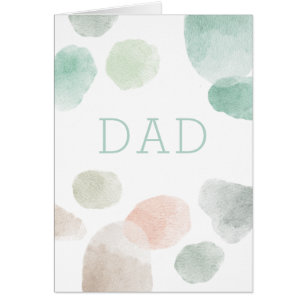 Dad. Watercolor pastel abstract Happy fathers day