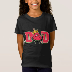 Dad Watermelon Design - Funny Summer Melon Fruit T-Shirt