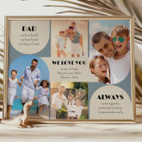 Dad We Love You Always Modern 4 Photo