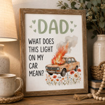 Dad, What Does This Light On My Car Mean? Gift Dad