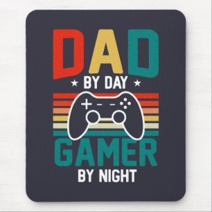 Dad who's a gamer; video games; Dad gift Mouse Mat