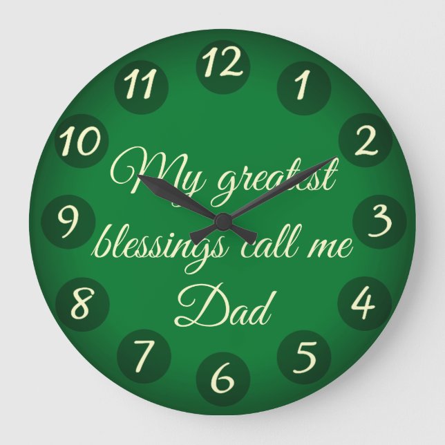Dad wide clock (Front)