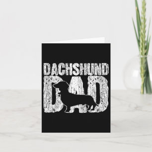 Dad Wiener Father Fathers Day Vintage Gift Card