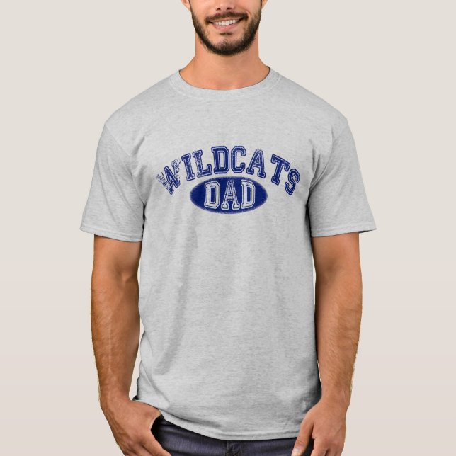DAD Wildcats SS Grey Tee (Front)