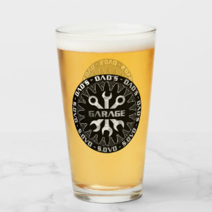 Dad Will Love This! Garage Bar Lounge Soda Beer Glass