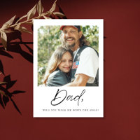 Dad Will You Walk Me Down The Aisle Father Bride