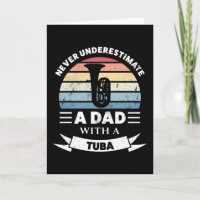 Dad with a Tuba Funny Music Gift Fathers Day