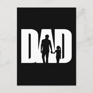Dad With Daughter Shirt Father's Day T-Shirt Ideas Postcard