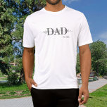 Dad with Kids Names Year T-Shirt<br><div class="desc">Dad T-Shirt where you can add the names of the little ones and the year the reciever became a dad! Matching Items Available. Excellent gift for father's day or any special occasion.</div>